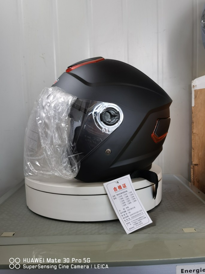 Electric vehicle helmet female winter warm four seasons universal helmet gray electric vehicle half helmet men and women universal helmet