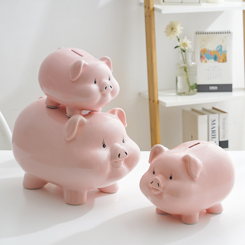 Piggy Deposit Pot 2021 The new only can't come in not to be able to save money cylinder Children girls girls boys adults
