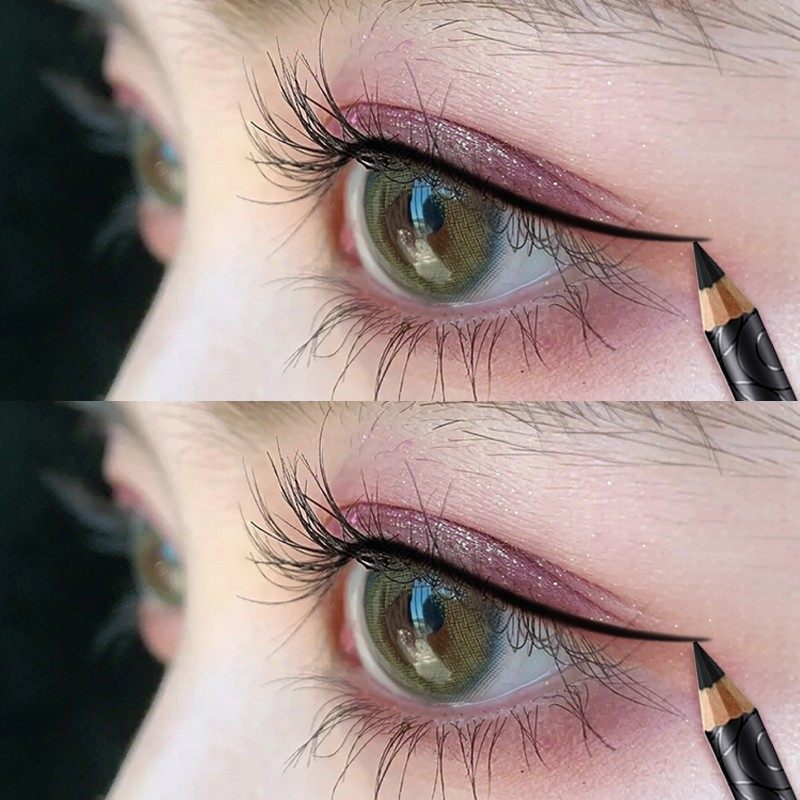 Cagelan eye glue pen does not faint durable waterproof pencil type hard head fine fine fine beginner
