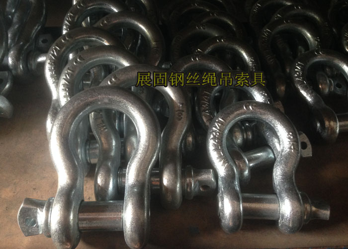 American arched shackle steel shackle steel shackle high-strength shackle lifting shackle 2T-55T manufacturer direct
