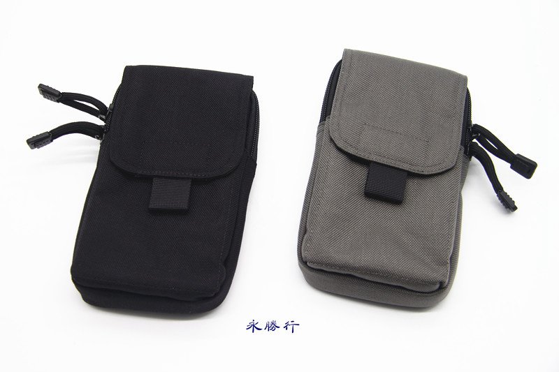 ESKI LOVE Military Fans Outdoor Waist Cell Phone Bag Waterproof Cordura Flat Sponge Mobile Phone Pocket-Taobao