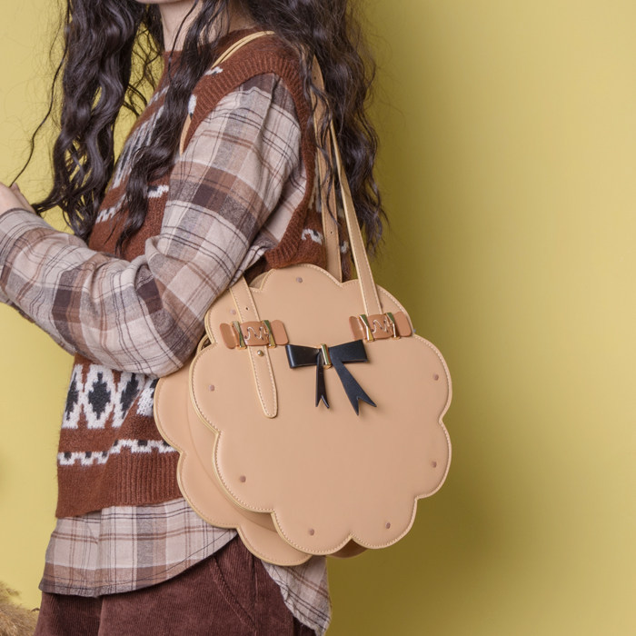 (Spot) Milk Tea Bear * Original Design Taiprincess Sugar Biscuit Styling Single Shoulder Bag Lolita Cute Handbag