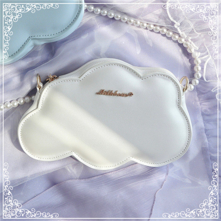 Milk Tea Bear original design cute cloud Lolita lolita cross-pack girls uniform jk handbill shoulder bag