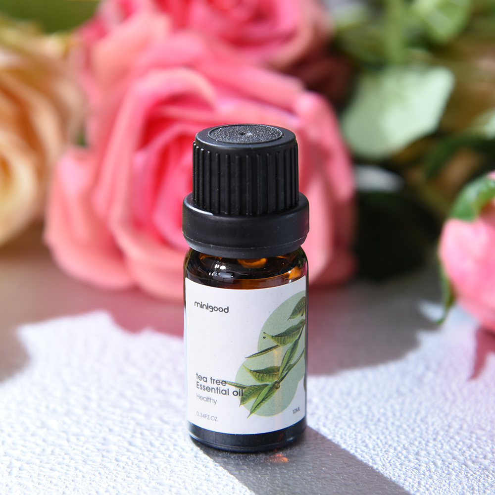 Tea tree essential oil lavender essential oil fragrant orange essential oil rose geranium essential oil