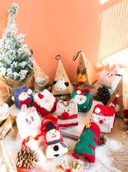 Christmas Sock Ball Coral Velvet Women's Gift Box of Winter Warm Gift for Boys and Girls Friends Floor Socks Mid-Tube Cute