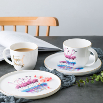 Hand sketching Phnom Penh Bone Porcelain Tableware Markcup ceramic mug glass Milk Cup Christmas Breakfast Cup Steak Platter