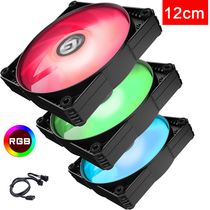 PHANTEKS Wind Chaser MG 12 14CM 12V-4Pin RGB lamp temperature control mute chassis cooling fan