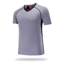 Basketball referee clothing short-sleeved tops referee clothing suit sweat-absorbent breathable custom printed number mens pants summer