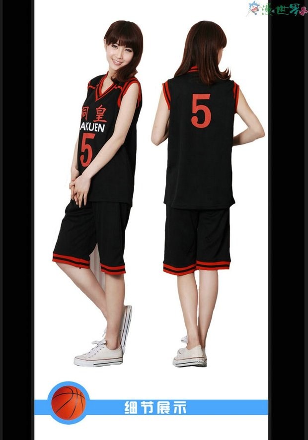 Áo bóng rổ của Kuroko Qingfeng Dahui Tonghuang hàng ngày thể thao đồng phục bóng rổ vest đồng phục cosplay - Cosplay cosplay zero two