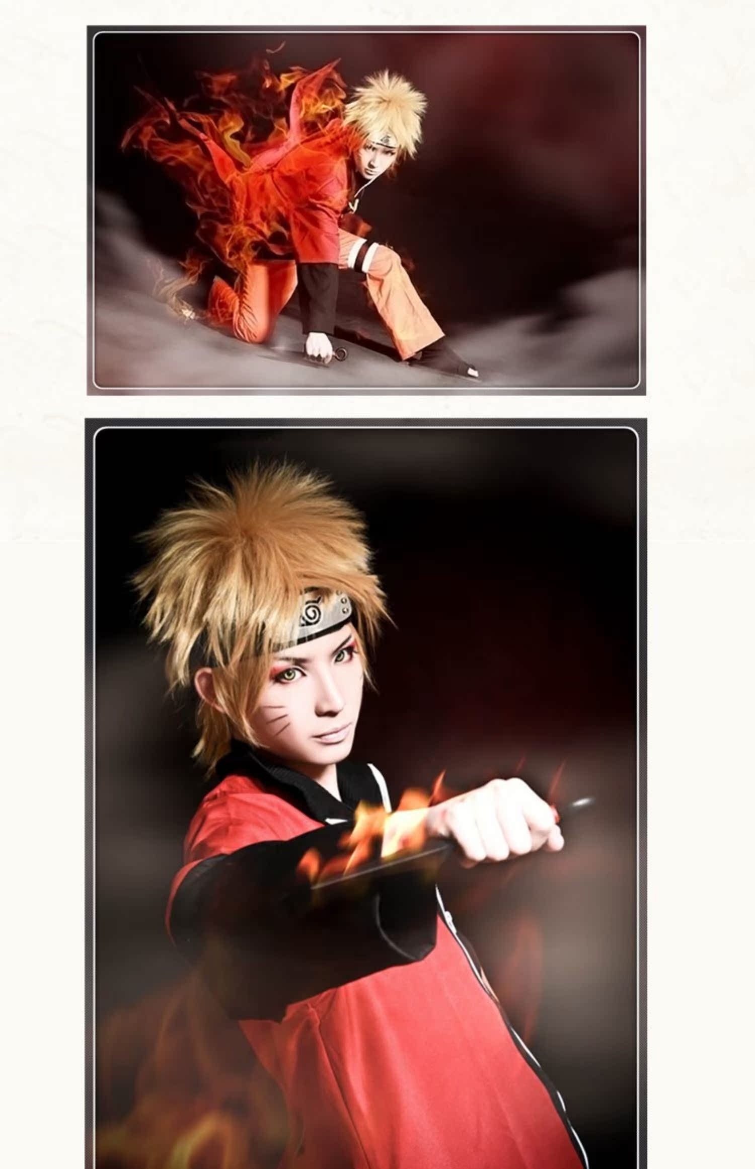 Naruto quần áo xoáy Naruto COS quần áo thế hệ thứ hai Naruto áo choàng cosplay toàn bộ chế độ cổ tích - Cosplay cosplay 2b