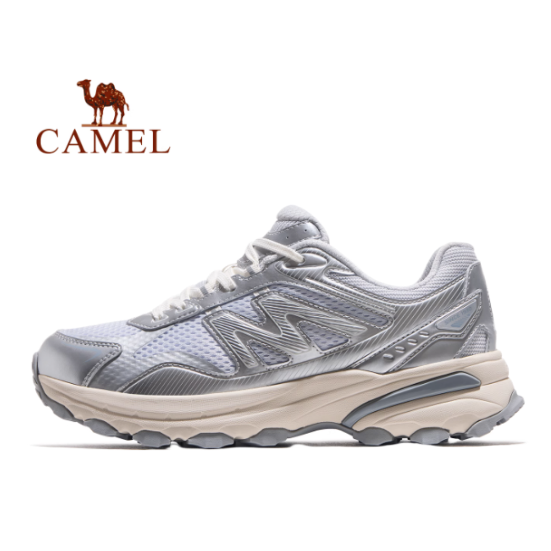 骆驼光影2.0运动鞋男2025秋季新款鞋子男鞋透气复古慢跑鞋休闲鞋