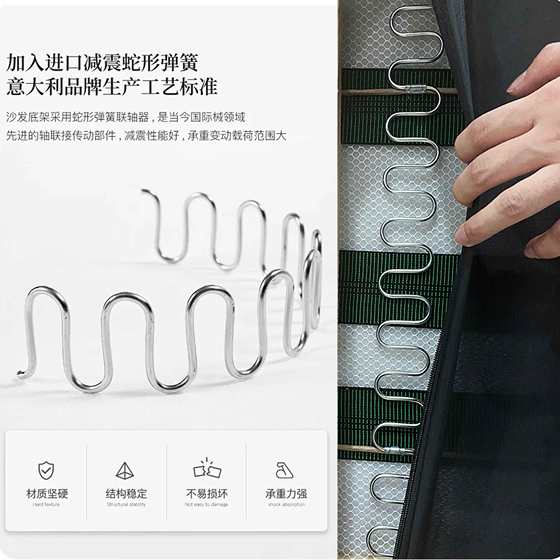 北欧沙发小户型客厅可折叠沙发床两用猫爪皮双人三人出租房办公室