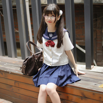 Western fruit original ice flower Kanto collar basic snake belly three main line summer short-sleeved sailor suit