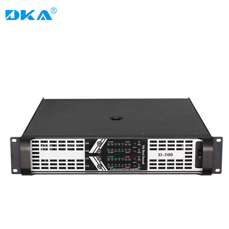 DKA professional home KTV Conference Stage Wedding performance hifi 4-channel pure rear high-power power amplifier