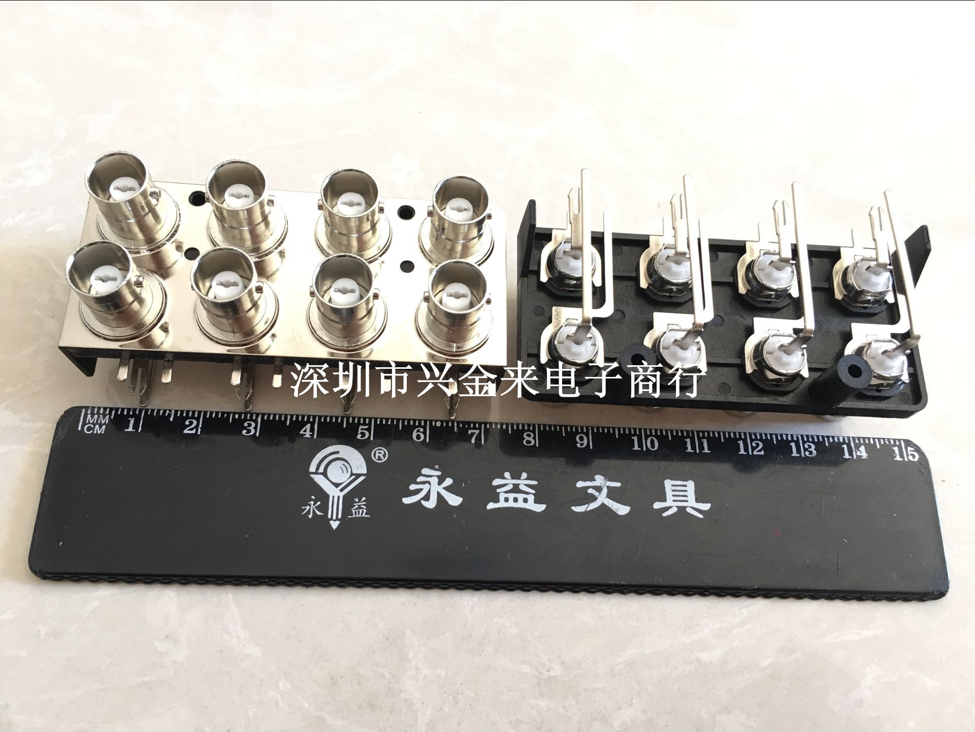 Monitor Video Chassis Multi-integrated BNC2 * 4 connector 8-way BNC video seat connector-Taobao