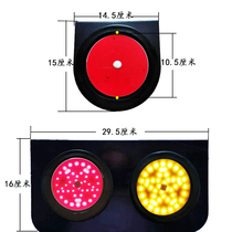 CIM semi-trailer rear tail light 24v truck patch tail light trailer waterproof tail light rubber round led tail light