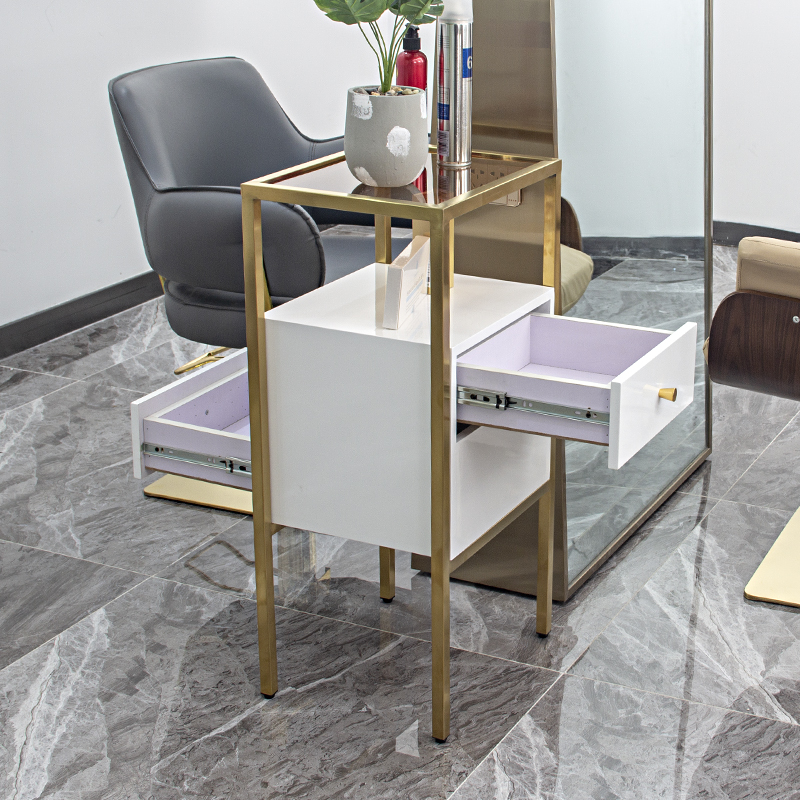 High-end beauty salon products tool cart cabinet floor with drawer type storage cabinet movable tool cabinet