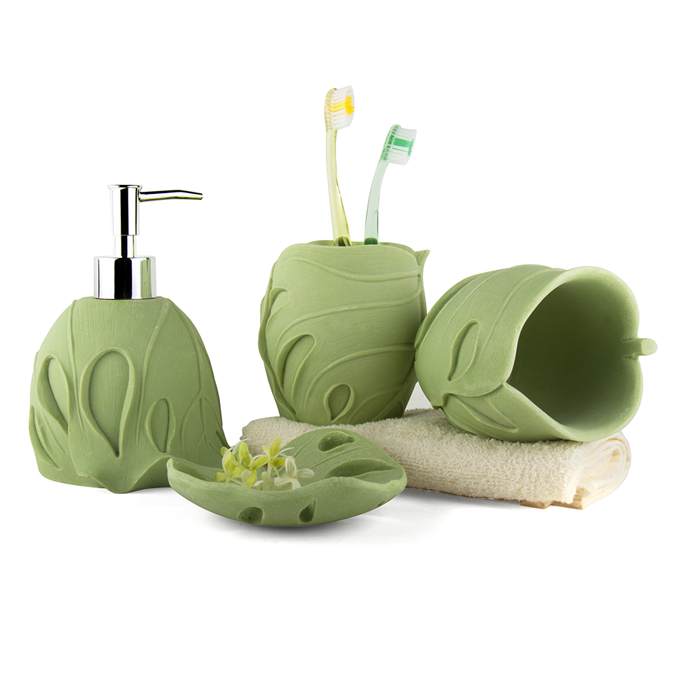 DecoTalk Sand rock bathroom four-piece set Bed and breakfast bathroom wash set Model room personalized creative jewelry