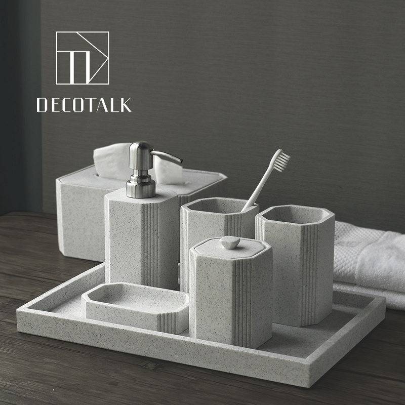 DecoTalk Nordic Bathroom Five Pieces Bathroom Suite Six Pieces Suite Room Toilet Accessories