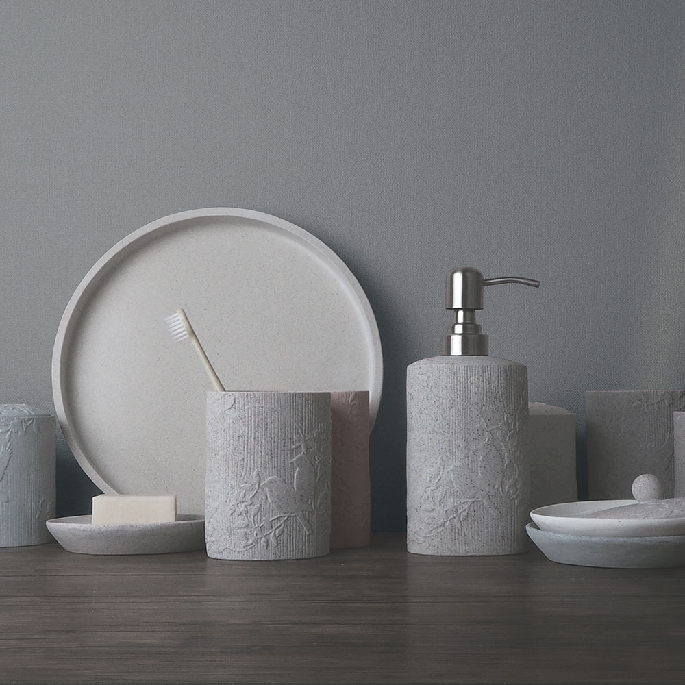 DecoTalk Nordic flower bird bathroom Five sets of sets characteristic name Cebu room Bathroom Wash kit hem Decorations