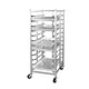 ສະແຕນເລດ baking pan rack cart 12/15/30 layer baking pan rack bread tray commercial tray grill drying rack