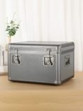 Металлический чемодан, ноутбук, ящик для хранения, большая коробка для хранения, алюминиевый сплав