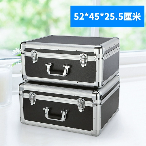 Металлический портативный большой ящик для хранения, оборудование, деревянная коробка, алюминиевый сплав