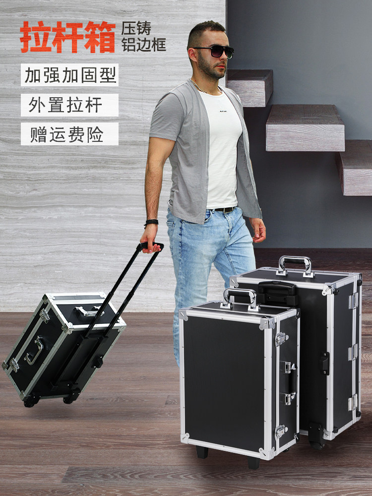 Pull Rod Toolbox Large Truck Maintenance Tool Box Home Tool Containing Box Multifunction Iron Box Sub Industrial-scale-Taobao