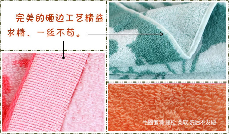 Gối khăn bông người lớn jacquard dày mã hóa mềm màu hồng cổ điển cặp khăn gối khăn bông không phai