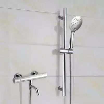Export Germany thermostatic bath faucet shower set with down water shower shower lifting rod set