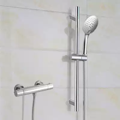 Export German all copper thermostatic faucet shower kit mixing valve shower shower shower lift rod set