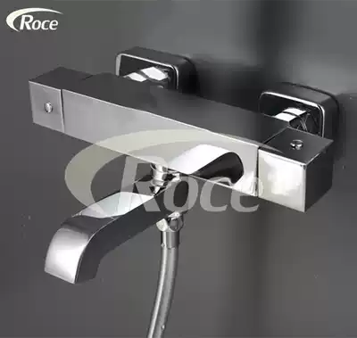 Export Germany bathtub faucet set thermostatic shower set thermostat valve All copper bathtub shower set Shower head