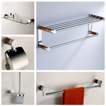 Export German bathroom double towel rack European creative shelf toilet toilet toilet toilet brush