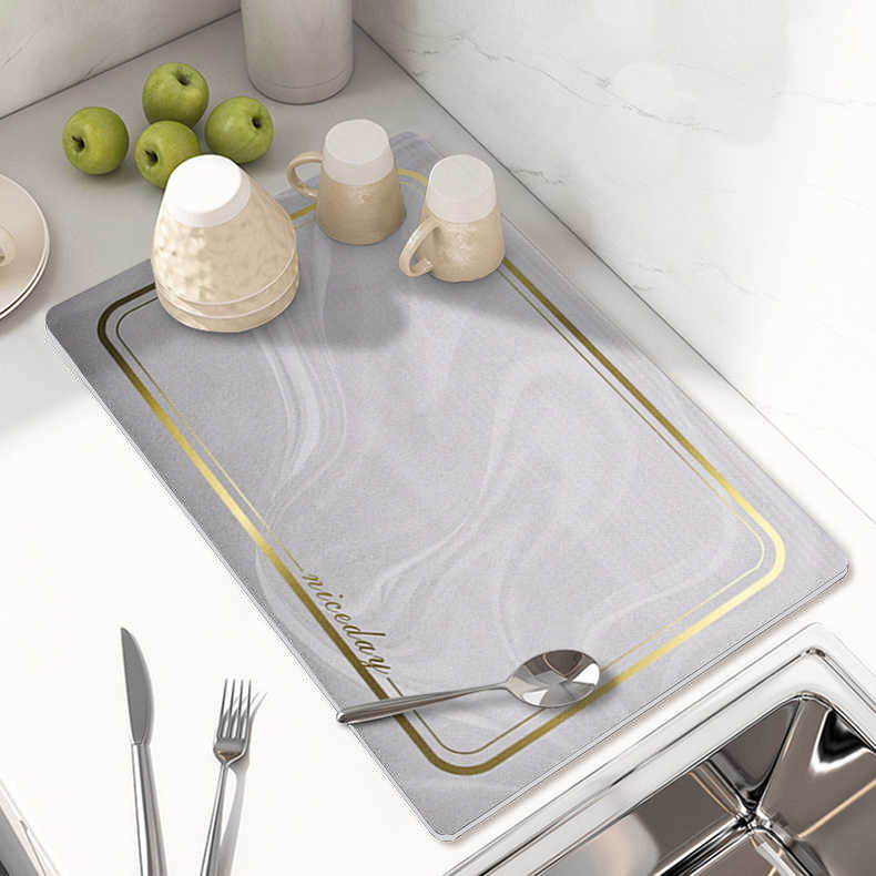 Natural diatom mud tabletop water cushion bowl chopstick tableKung fu tea pad water absorption speed dry mold