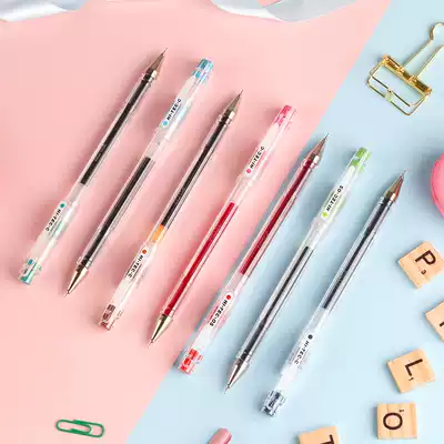 Japan pilot Baile BLLH-20C5 fine steel ball water pen student color gel pen needle pen financial office gel pen 0 3 0 4 0 5 official flagship store