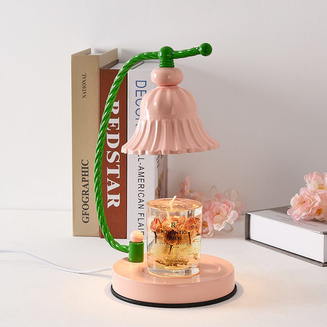 Aromatherapy Lamp for Girls, Wax Melting Candle, Essential Oil Melting Candle, Table Lamp, Bedroom Aromatherapy Burner, Flameless Essential Oil Gift