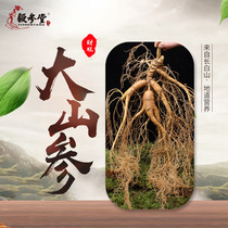 30 years of luxury forest ginseng Special Mountain ginseng ginseng thick beard hair Reed long grain Deep special price bubble wine