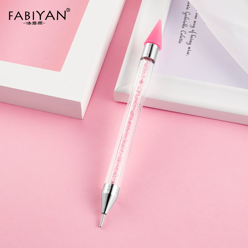 Dụng cụ làm móng Fabiyan Dụng cụ khoan nhọn hai đầu mới Bút vẽ bút vẽ Bút có mũi khoan Sáp tự dính - Công cụ Nail
