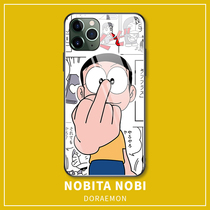 苹果13手机壳iPhone12promax保护套x钢化玻璃恶搞卡通xs max外壳ip8plus创意个性XR防摔全包xm