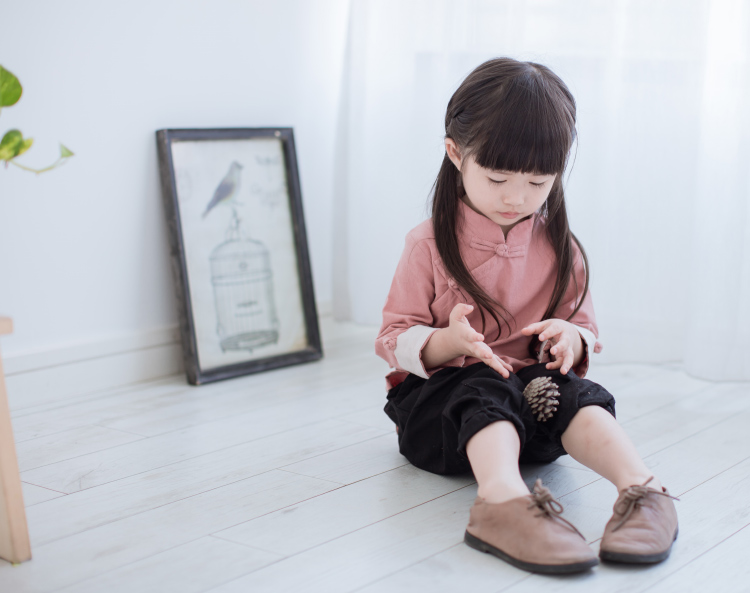 Chemise enfant à manche longue en lin - Ref 2082932 Image 33
