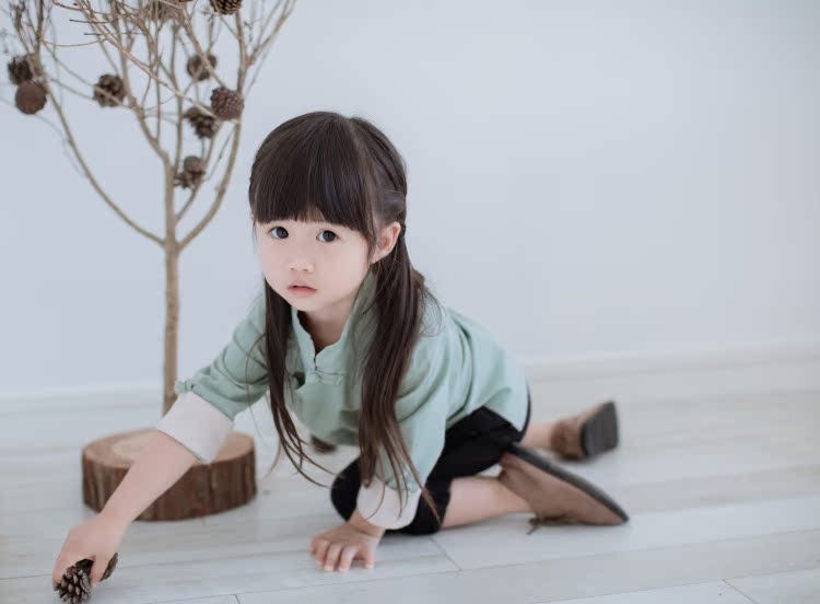 Chemise enfant à manche longue en lin - Ref 2082932 Image 27