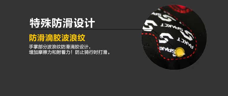 Gants pour vélo mixte SPAKCT - Ref 2244844 Image 8