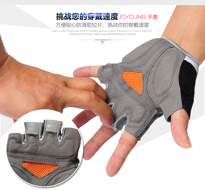 Gants pour vélo mixte TACX - Ref 2245658 Image 20