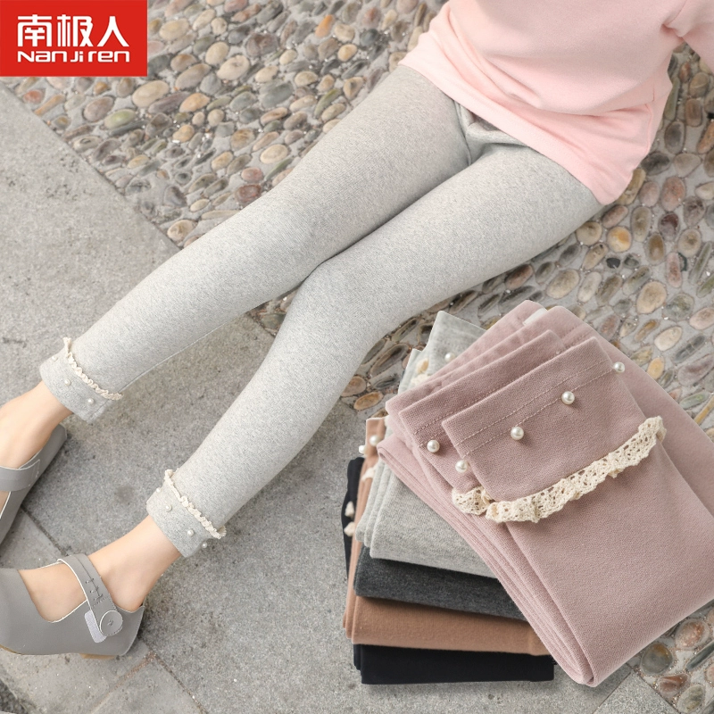 Quần legging cotton mùa xuân và mùa thu - Quần