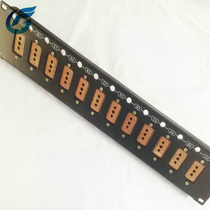  Cabinet 2U panel 10A stage lighting power straight-through box dimming station plug panel Jiangsu Zhejiang and Shanghai 2