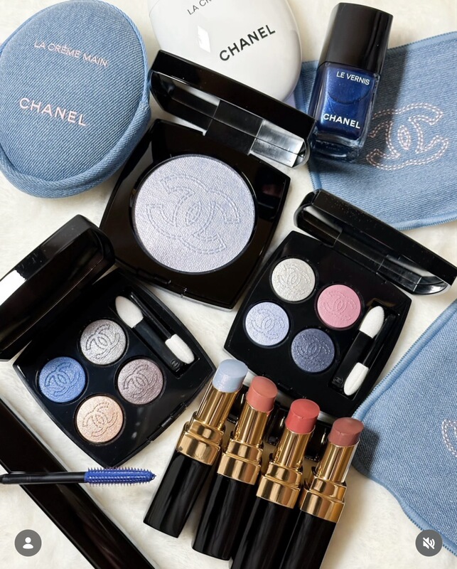 In Stock Japan Chanel 2026 Spring Denim Limited Edition Eyeshadow, Lipstick, Hand Cream, Highlighter Palette
