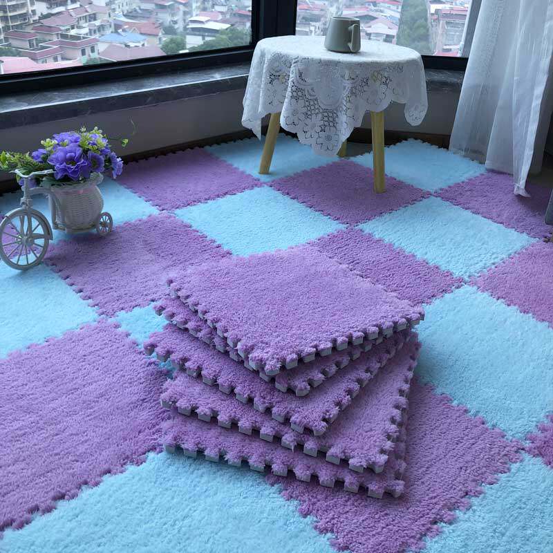 Girl Ins Wind Room Bedside Blanket Bedrooms Large Area Full House Spliced Foam Mat Mat Whole Laid Out Window Mat