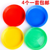 Kindergarten childrens art palette painting tools hand classification plastic bowl paint box color bowl 4