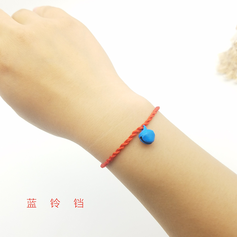 Dệt tay năm nay dây đỏ đơn giản chuông may mắn vòng tay dây đeo học sinh nam nữ chuyển linh hồn ác - Vòng đeo tay Clasp vòng gỗ sưa
