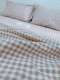 Sơn Đông cũ gia đình lanh thô bốn gia đình cũ mã hóa vải dày thô bông denim bốn tất cả-bông - Bộ đồ giường bốn mảnh